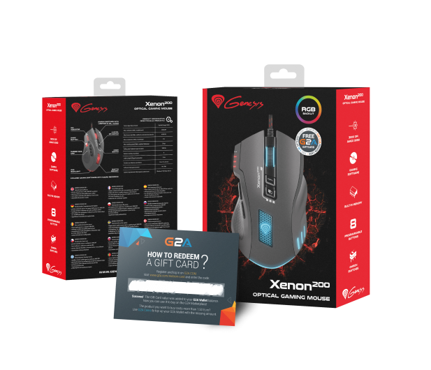 Genesis Xenon 200 RGB czarna - 1077372 - zdjęcie 5